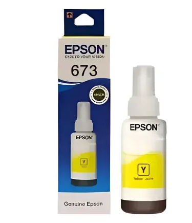 Epson 673 Yellow Ink Bottle Original - Printers